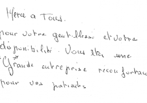 Vos retours