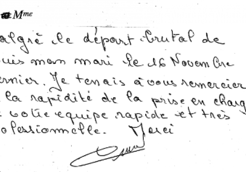 Vos retours